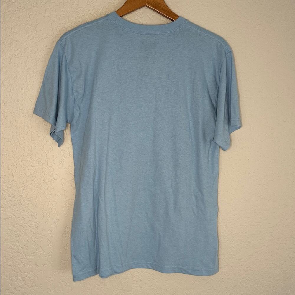 NEW Hello Kitty Burger Blue Graphic T-Shirt Sanrio Yum Size XS Oversized - Picture 8 of 8